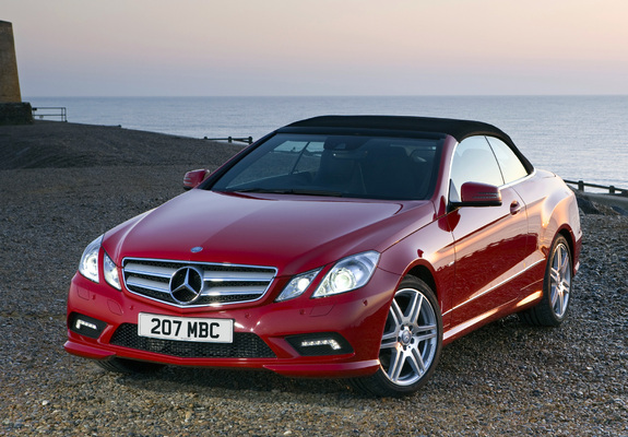 Pictures of Mercedes-Benz E 250 CGI Cabrio AMG Sports Package UK-spec (A207) 2010–12