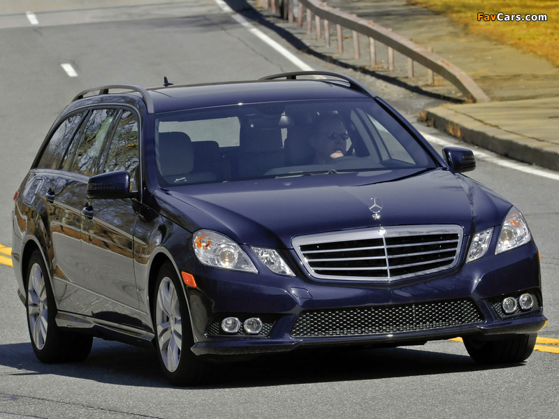 Pictures of Mercedes-Benz E 350 4MATIC Estate AMG Sports Package US-spec (S212) 2010–12 (800 x 600)