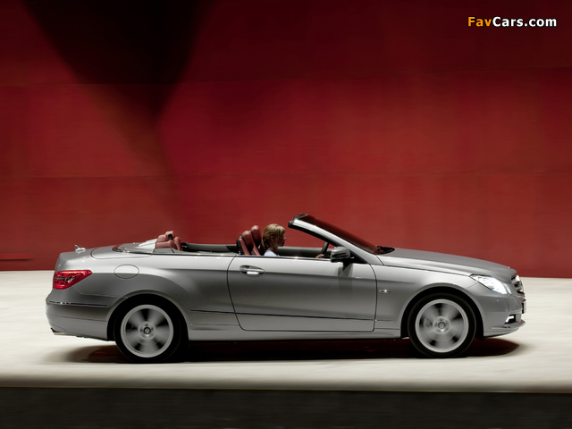 Pictures of Mercedes-Benz E 350 CGI Cabrio (A207) 2010–12 (640 x 480)