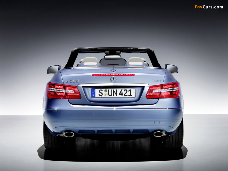 Pictures of Mercedes-Benz E 350 CGI Cabrio (A207) 2010–12 (800 x 600)