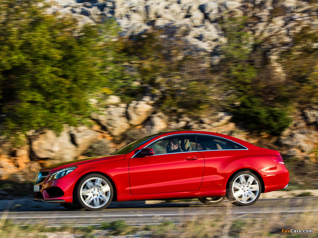 Pictures of Mercedes-Benz E 500 Coupe AMG Sports Package (C207) 2013 (1024 x 768)