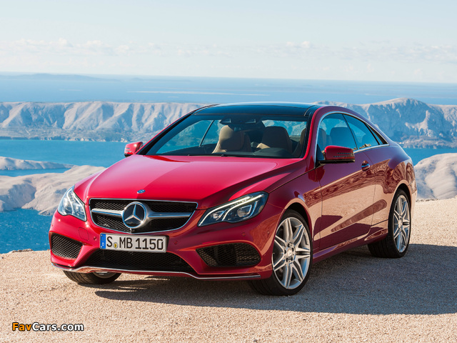 Pictures of Mercedes-Benz E 500 Coupe AMG Sports Package (C207) 2013 (640 x 480)
