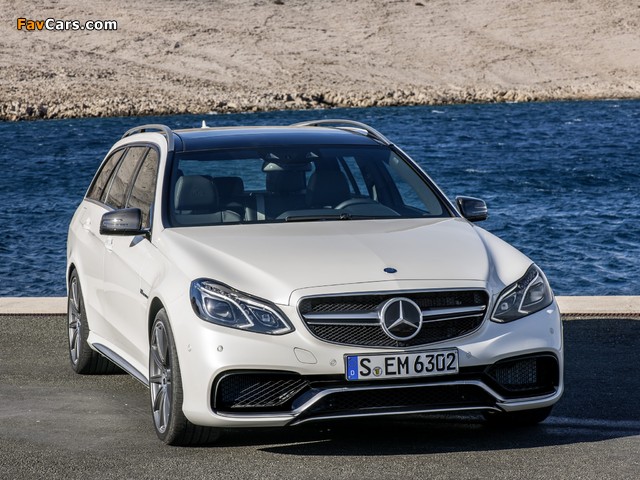Pictures of Mercedes-Benz E 63 AMG S-Model Estate (S212) 2013 (640 x 480)