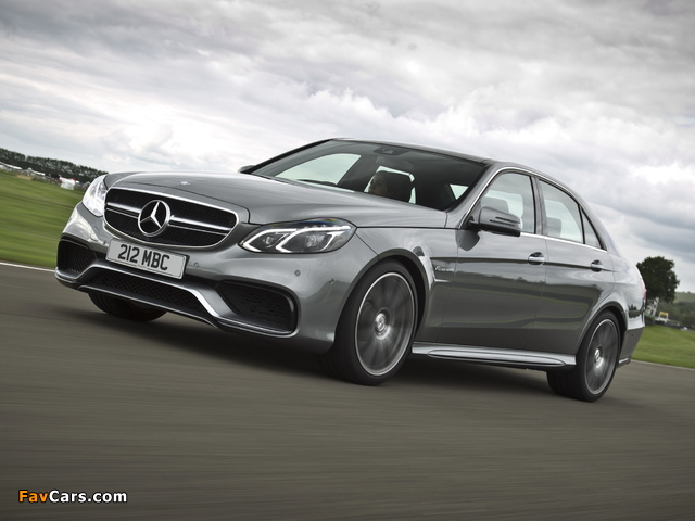 Pictures of Mercedes-Benz E 63 AMG UK-spec (W212) 2013 (640 x 480)