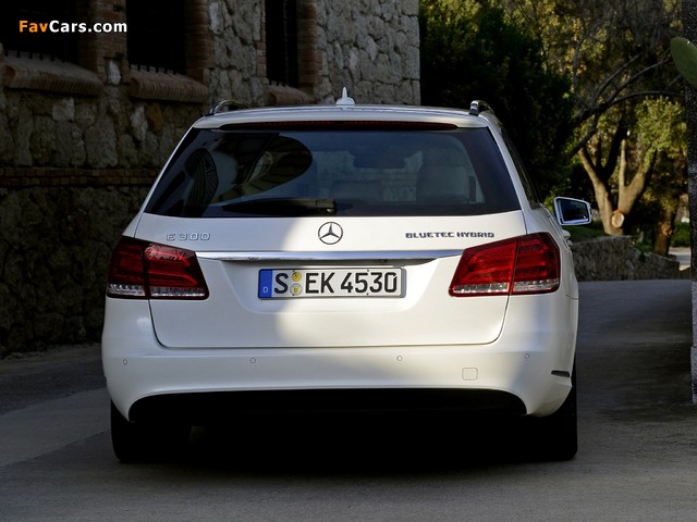 Pictures of Mercedes-Benz E 300 BlueTec Hybrid Estate (S212) 2013 (640 x 480)