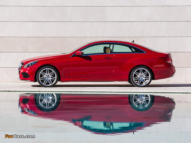 Pictures of Mercedes-Benz E 500 Coupe AMG Sports Package (C207) 2013 (640 x 480)