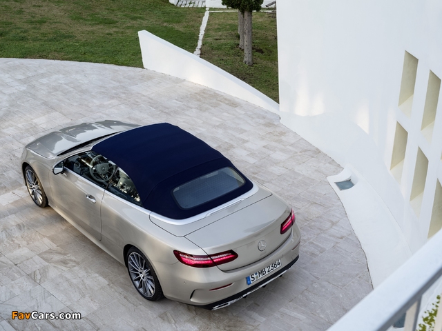 Pictures of Mercedes-Benz E-Klasse AMG Line Cabrio (A238) 2017 (640 x 480)