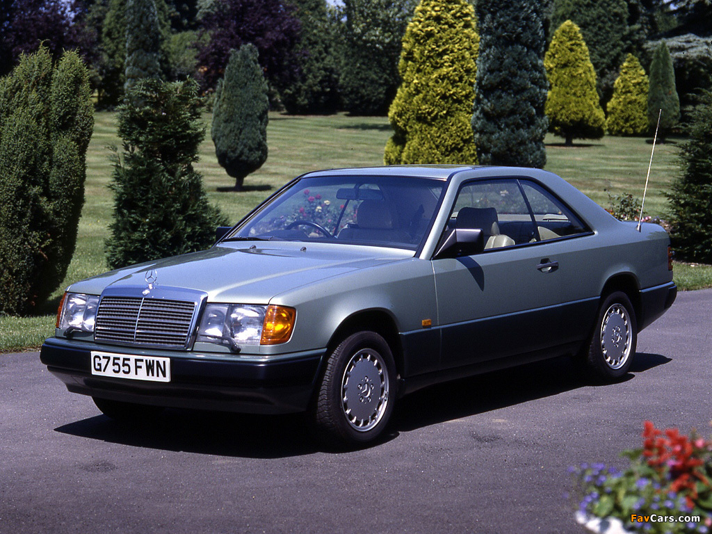 Mercedes-Benz E-Klasse Coupe UK-spec (C124) 1987–96 wallpapers (1024 x 768)