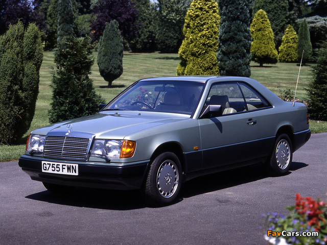 Mercedes-Benz E-Klasse Coupe UK-spec (C124) 1987–96 wallpapers (640 x 480)