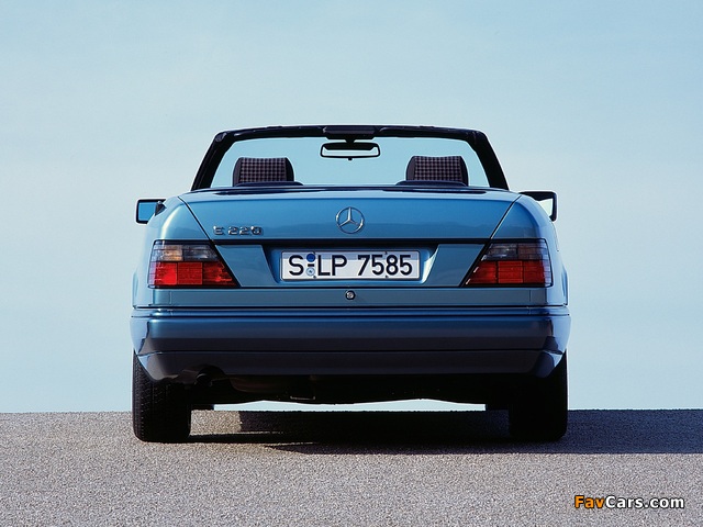 Mercedes-Benz E 220 Cabrio (A124) 1993–96 wallpapers (640 x 480)