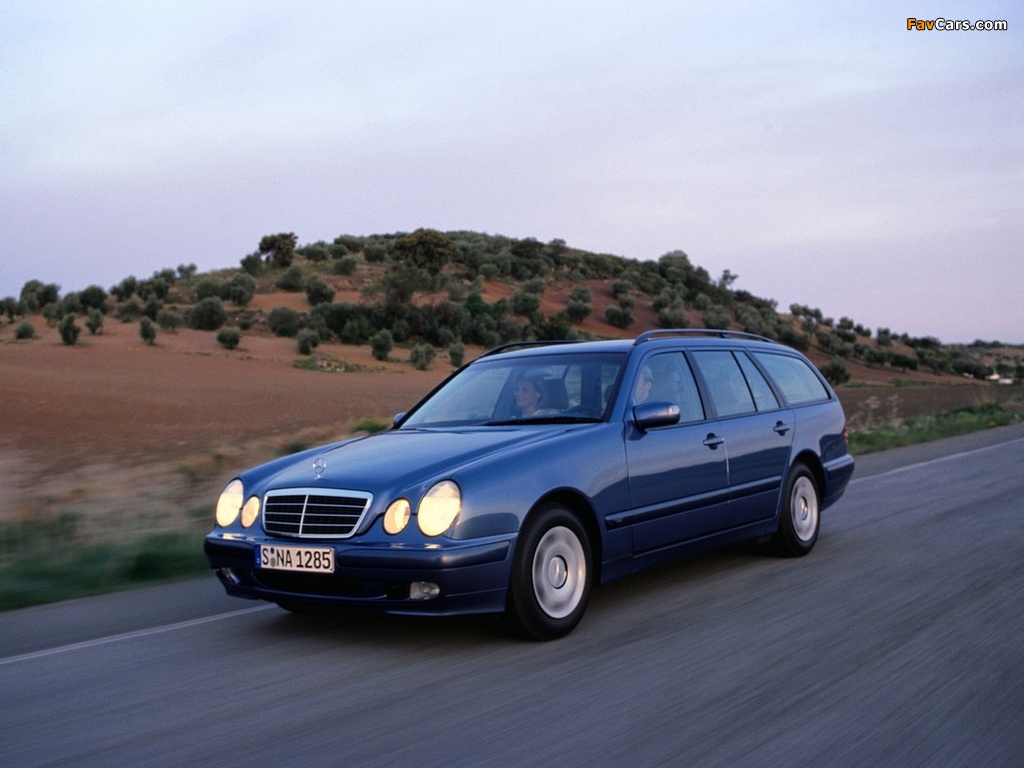 Mercedes-Benz E 220 CDI Estate (S210) 1999–2001 wallpapers (1024 x 768)