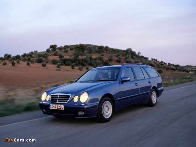 Mercedes-Benz E 220 CDI Estate (S210) 1999–2001 wallpapers (640 x 480)