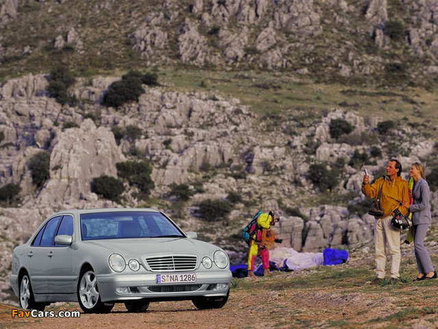 Mercedes-Benz E 270 CDI (W210) 1999–2002 wallpapers (640 x 480)