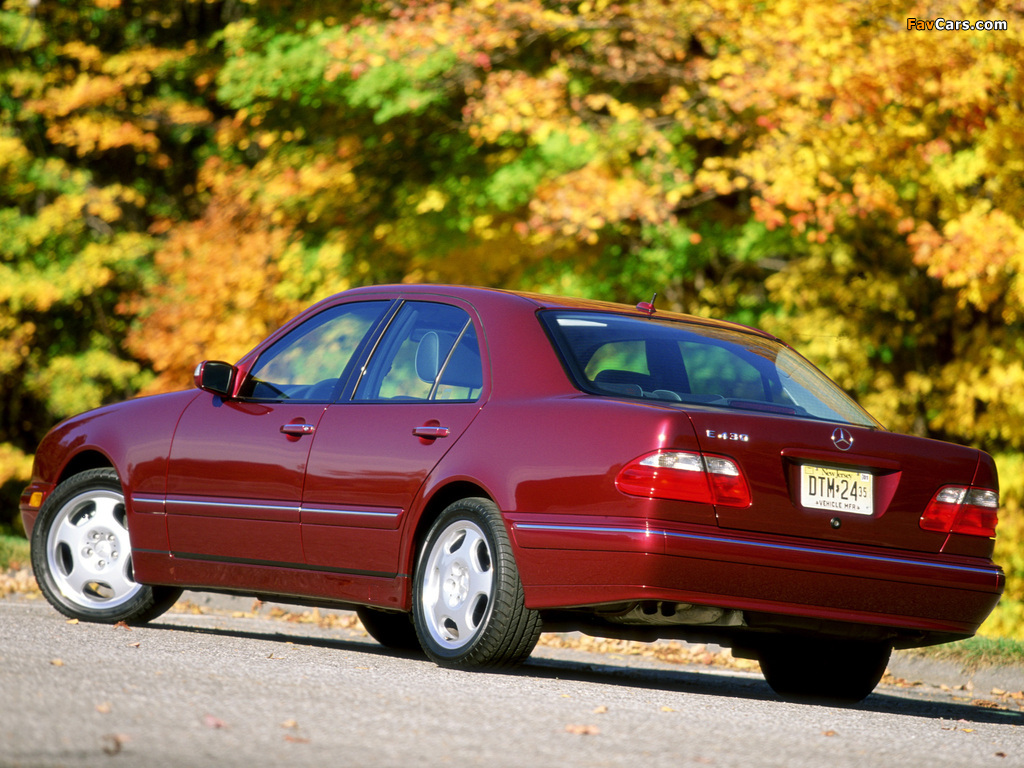 Mercedes-Benz E 430 US-spec (W210) 1999–2002 wallpapers (1024 x 768)