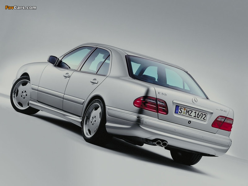 Mercedes-Benz E 55 AMG (W210) 1999–2002 wallpapers (800 x 600)