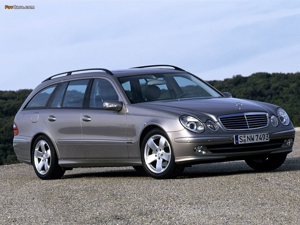 Mercedes-Benz E 320 Estate (S211) 2002–06 wallpapers (1024 x 768)