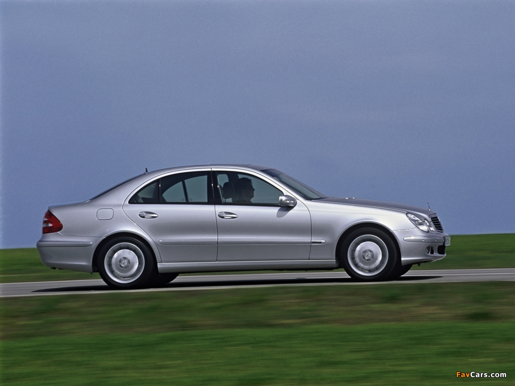 Mercedes-Benz E 420 CDI (W211) 2002–06 wallpapers (1024 x 768)
