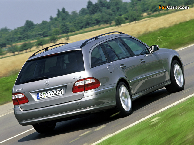 Mercedes-Benz E 500 Estate (S211) 2003–06 wallpapers (640 x 480)