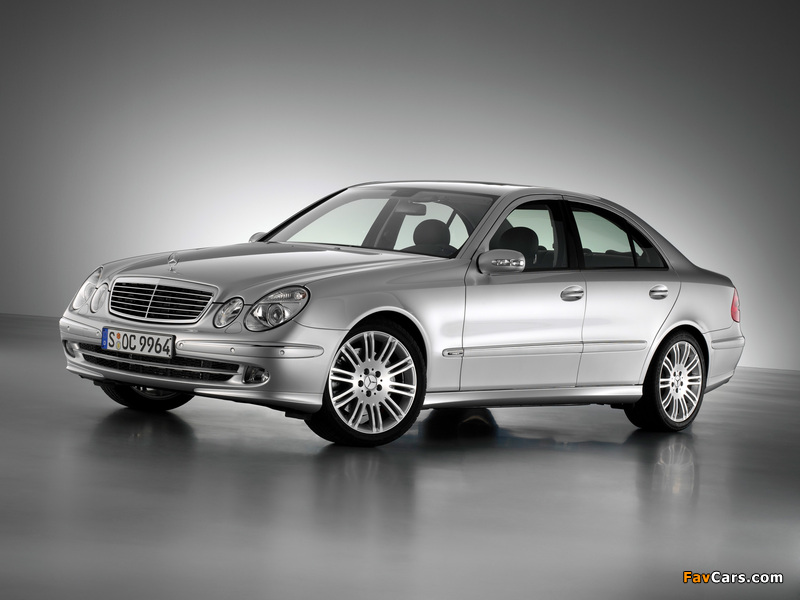 Mercedes-Benz E 350 (W211) 2004–06 wallpapers (800 x 600)