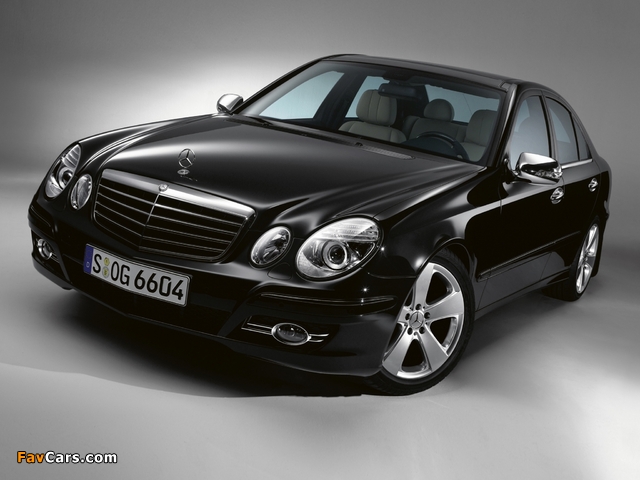 Mercedes-Benz E 500 (W211) 2006–09 wallpapers (640 x 480)