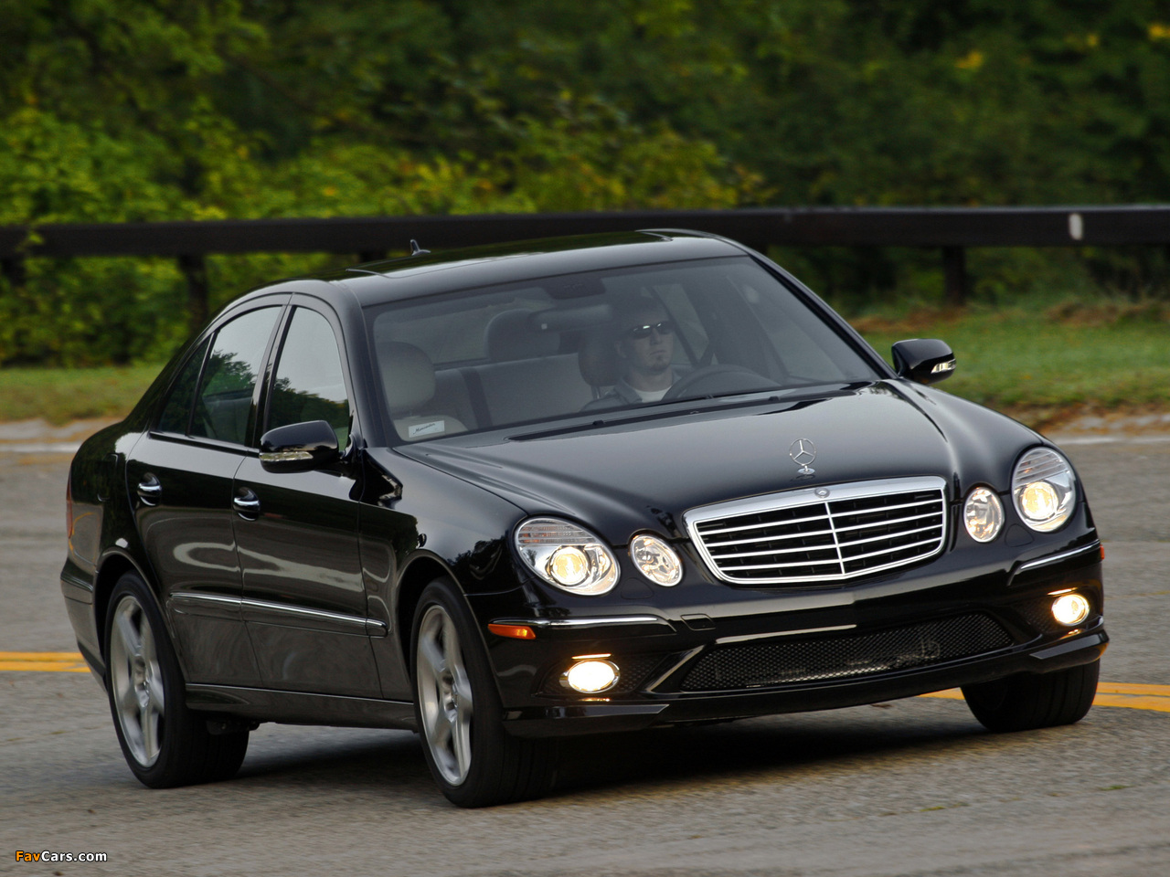 Mercedes-Benz E 350 4MATIC US-spec (W211) 2006–09 wallpapers (1280 x 960)