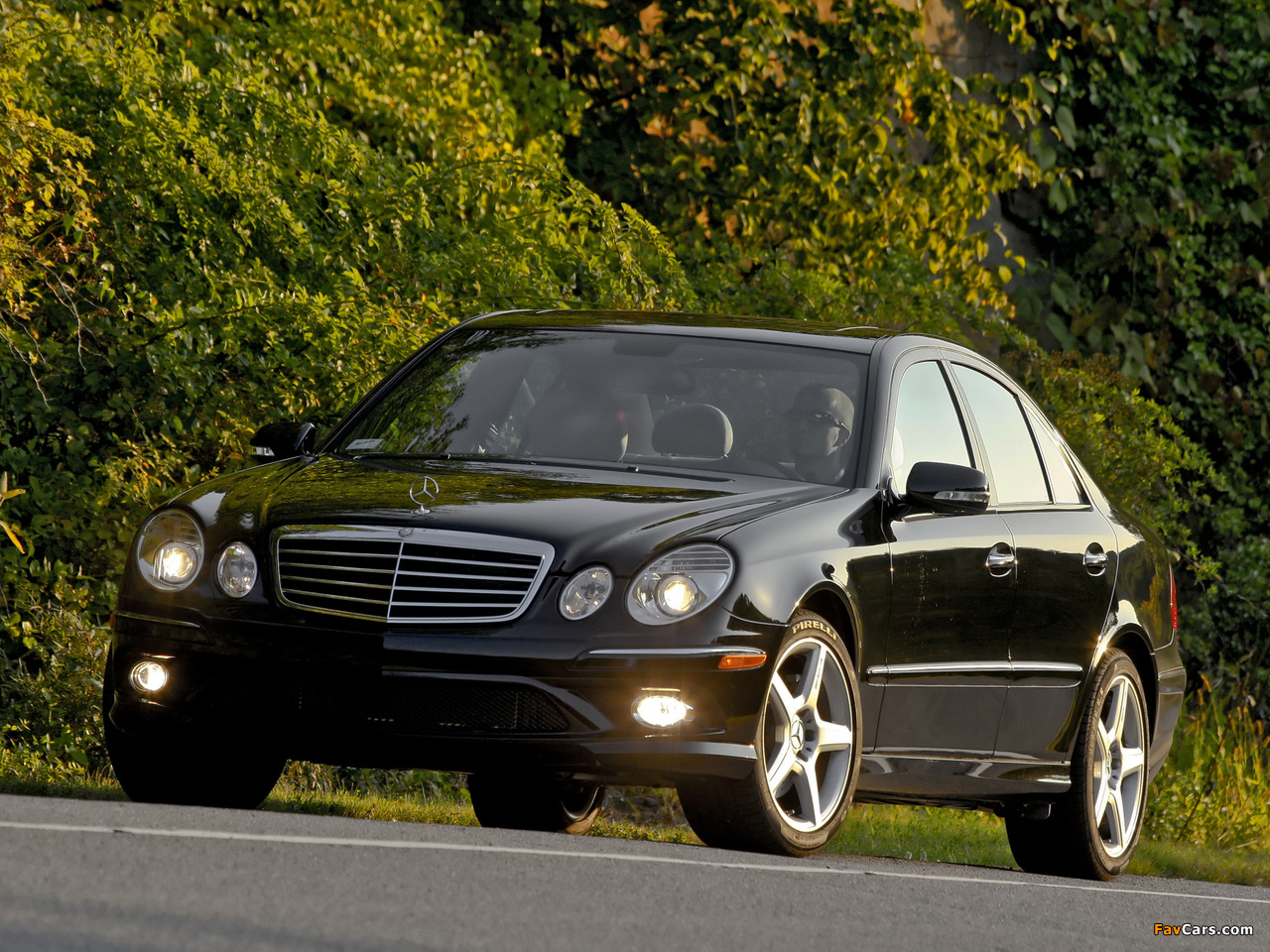 Mercedes-Benz E 350 4MATIC US-spec (W211) 2006–09 wallpapers (1280 x 960)