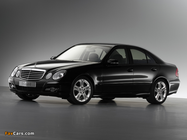 Mercedes-Benz E-Klasse Guard (W211) 2006–09 wallpapers (640 x 480)