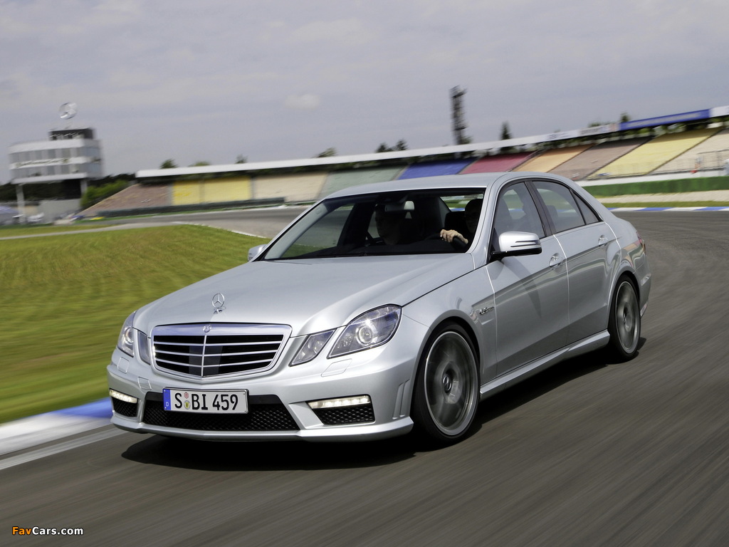 Mercedes-Benz E 63 AMG (W212) 2009–11 wallpapers (1024 x 768)