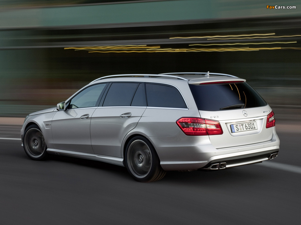 Mercedes-Benz E 63 AMG Estate (S212) 2009–11 wallpapers (1024 x 768)