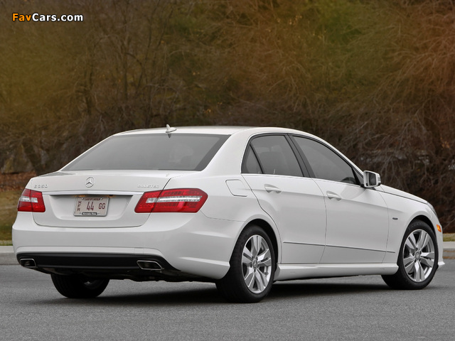 Mercedes-Benz E 350 BlueTec AMG Sports Package US-spec (W212) 2009–12 wallpapers (640 x 480)