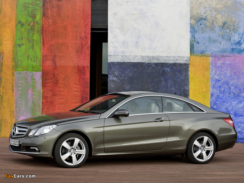 Mercedes-Benz E 350 CDI Coupe (C207) 2009–12 wallpapers (800 x 600)