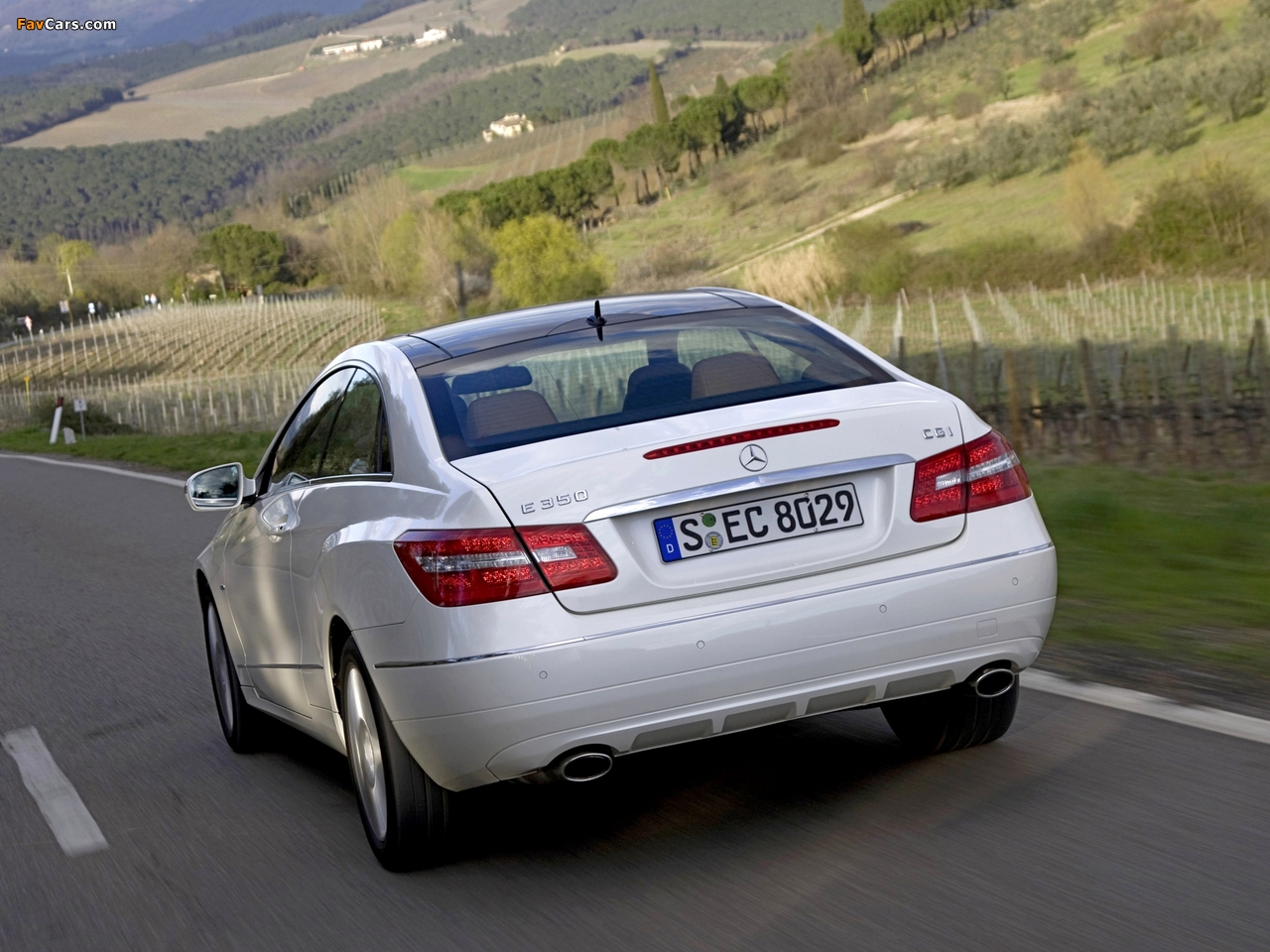 Mercedes-Benz E 350 CGI Coupe (C207) 2009–12 wallpapers (1280 x 960)