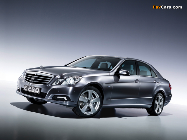 Mercedes-Benz E 250 BlueTec Concept (W212) 2009 wallpapers (640 x 480)