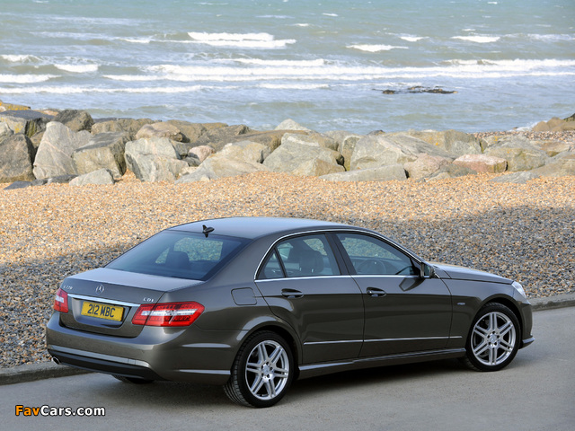 Mercedes-Benz E 220 CDI AMG Sports Package UK-spec (W212) 2009–12 wallpapers (640 x 480)