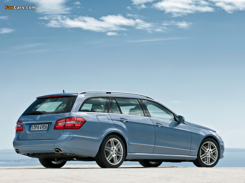 Mercedes-Benz E 350 CDI 4MATIC Estate (S212) 2009–12 wallpapers (800 x 600)