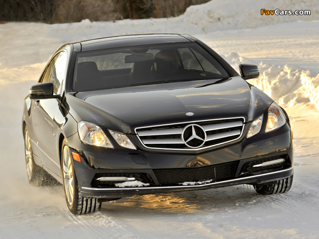 Mercedes-Benz E 350 4MATIC Coupe US-spec (C207) 2009–12 wallpapers (640 x 480)