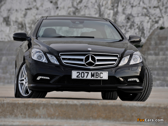 Mercedes-Benz E 500 Coupe AMG Sports Package UK-spec (C207) 2009–12 wallpapers (640 x 480)