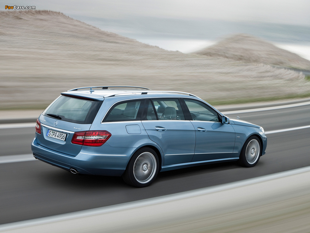 Mercedes-Benz E 350 CDI 4MATIC Estate (S212) 2009–12 wallpapers (1024 x 768)