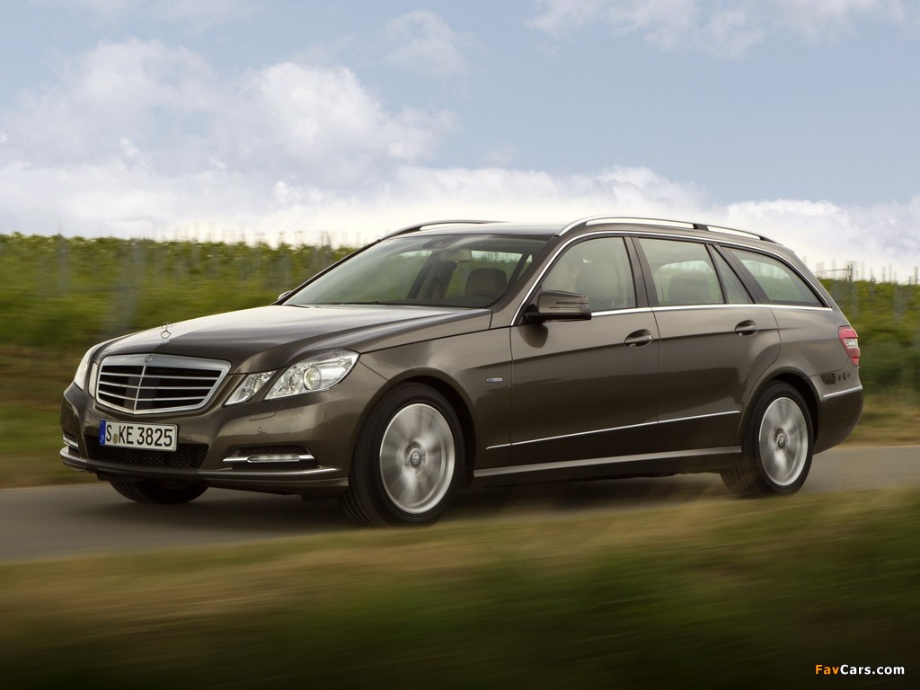 Mercedes-Benz E 250 CDI Estate (S212) 2009–12 wallpapers (1024 x 768)