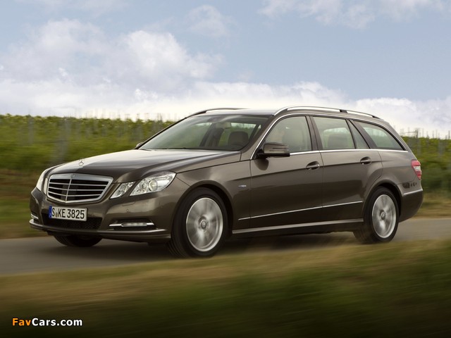 Mercedes-Benz E 250 CDI Estate (S212) 2009–12 wallpapers (640 x 480)