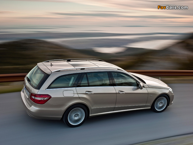 Mercedes-Benz E 250 CDI Estate (S212) 2009–12 wallpapers (640 x 480)