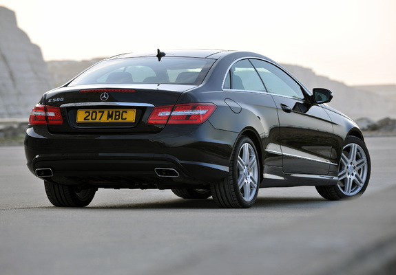 Mercedes-Benz E 500 Coupe AMG Sports Package UK-spec (C207) 2009–12 wallpapers