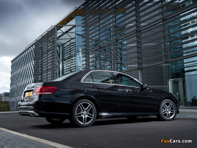 Mercedes-Benz E 350 BlueTec AMG Sports Package UK-spec (W212) 2013 wallpapers (640 x 480)