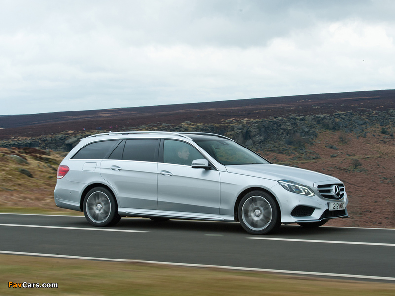 Mercedes-Benz E 350 BlueTec AMG Sports Package Estate UK-spec (S212) 2013 wallpapers (800 x 600)