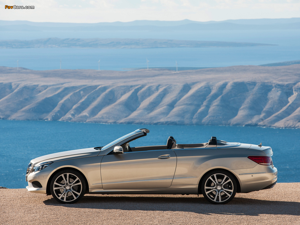 Mercedes-Benz E 350 BlueTec Cabrio (A207) 2013 wallpapers (1024 x 768)