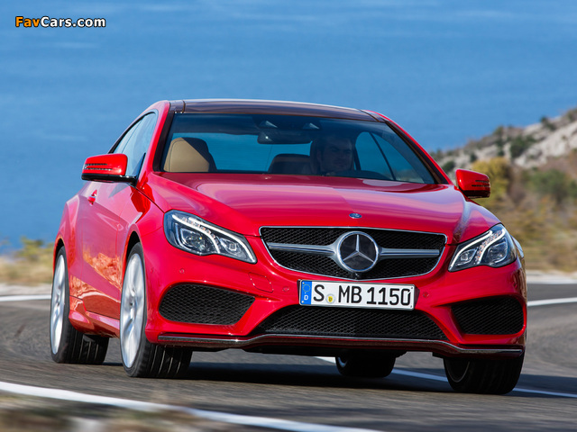 Mercedes-Benz E 500 Coupe AMG Sports Package (C207) 2013 wallpapers (640 x 480)