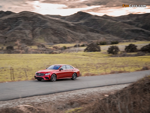 Mercedes-AMG E 43 4MATIC North America (W213) 2016 wallpapers (640 x 480)