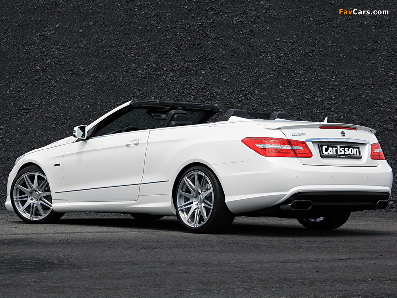 Carlsson Mercedes-Benz E-Klasse Cabrio (A207) 2010 wallpapers (800 x 600)