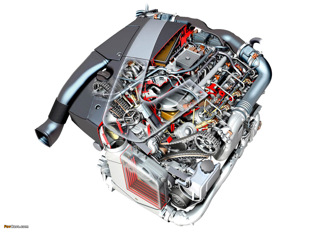 Photos of Engines  Mercedes-Benz V8 420CDI (1280 x 960)
