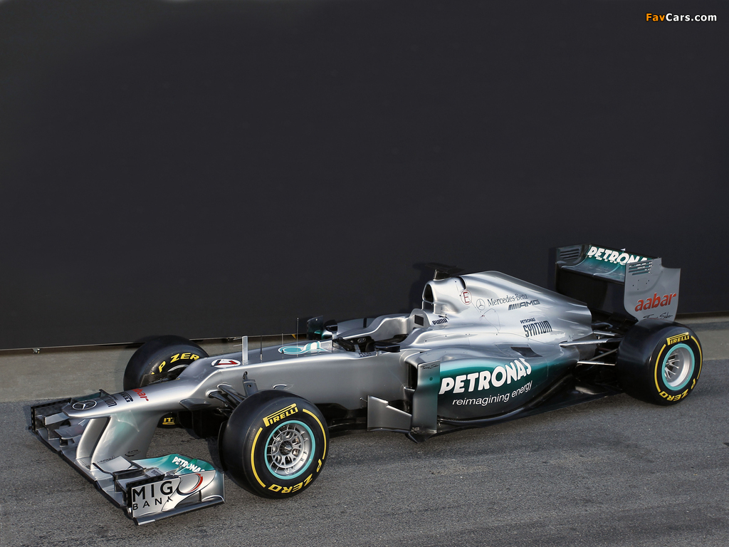 Images of Mercedes GP MGP W03 2012 (1024 x 768)